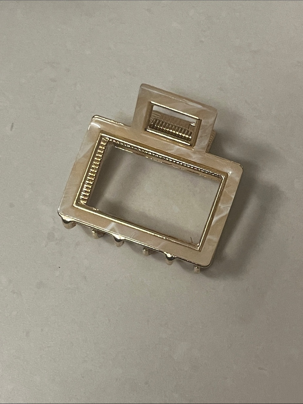 Square Metal Hair Claw Clip